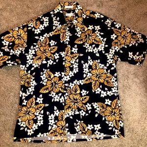 Pierre Cardin Hawaiian Shirt, Large